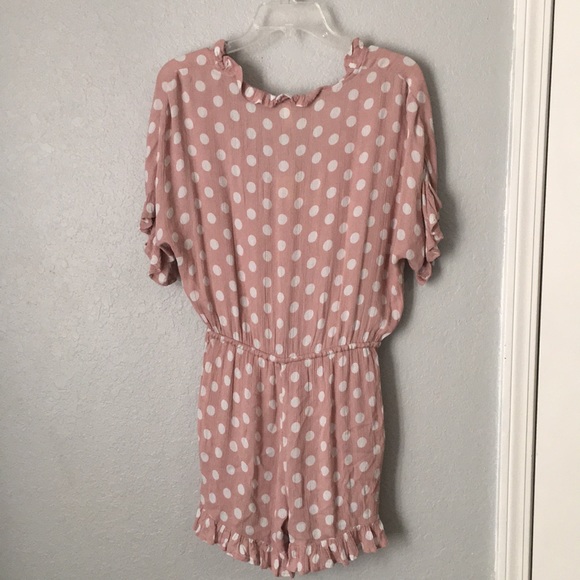 Polka dot pink romper - Picture 6 of 7